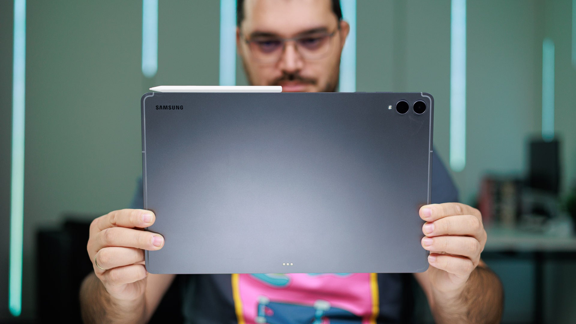 Design is identical to last year's Galaxy Tab S11 Ultra. | Image by PhoneArena - Samsung Galaxy Tab S12 Ultra review: Last year's tablet at next year's price