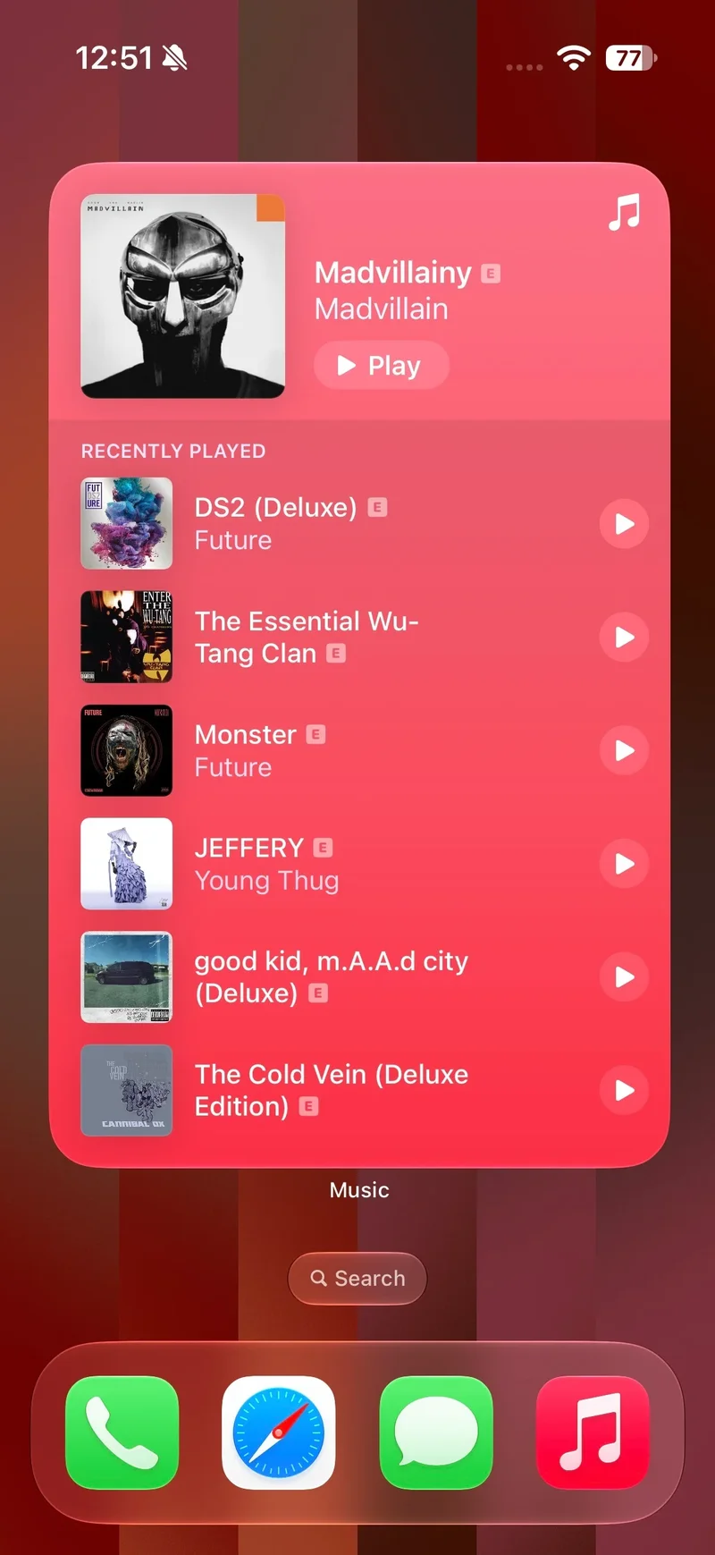 The new full-page widgets look dope.