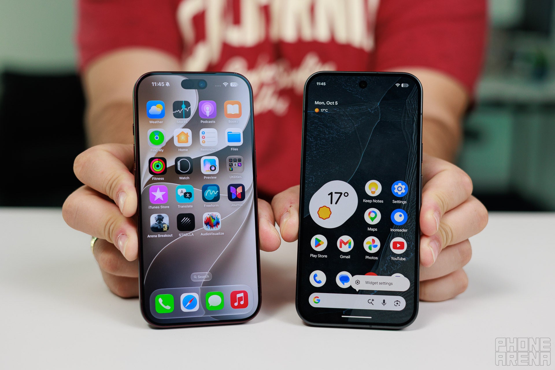 Everyone has OLED nowadays | Image by PhoneArena - iPhone 18 Pro vs Pixel 11 Pro: main differences