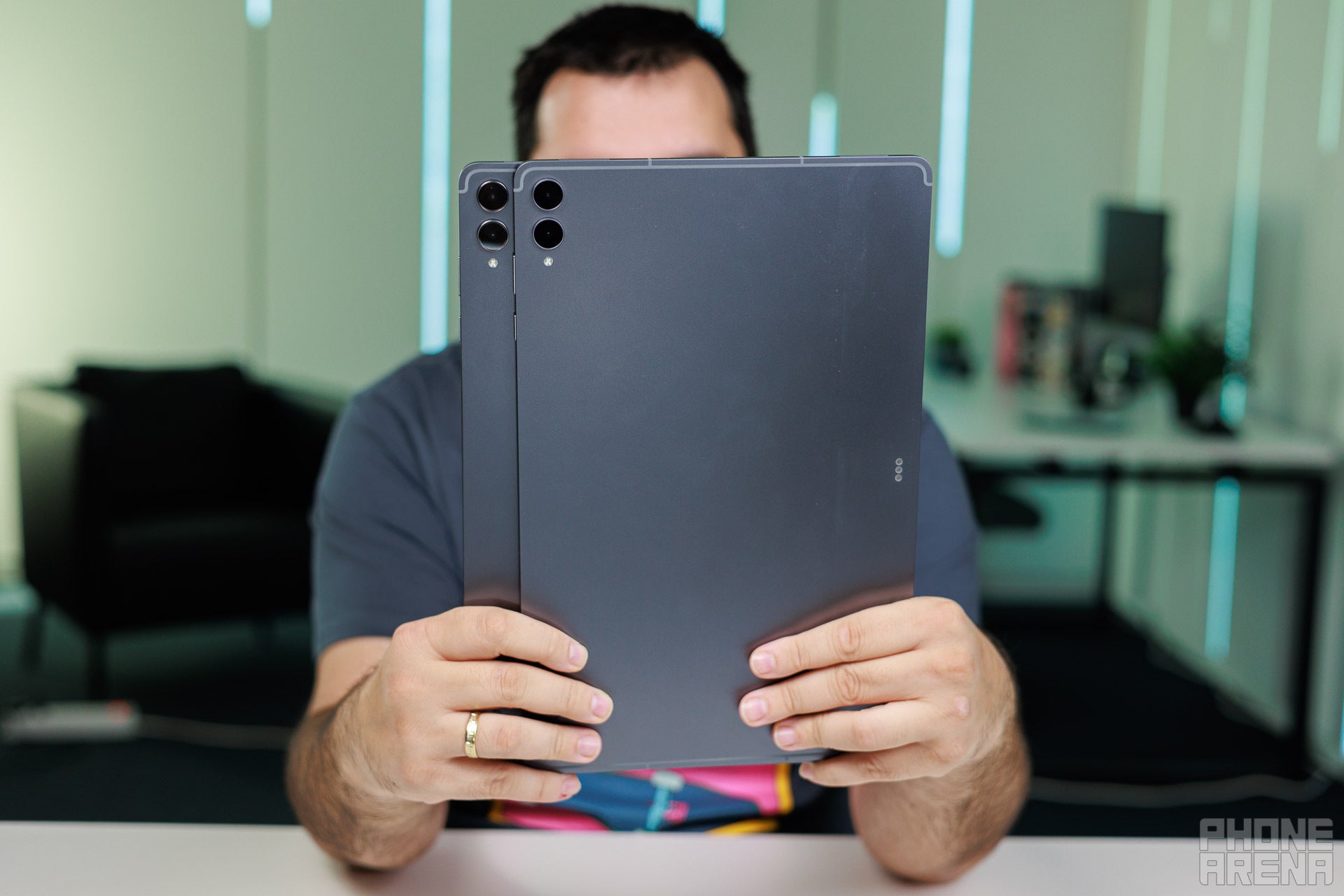 Similar setups. | Image by PhoneArena - Samsung Galaxy S12 Ultra vs Galaxy Tab S11 Ultra: Don't make a mistake!