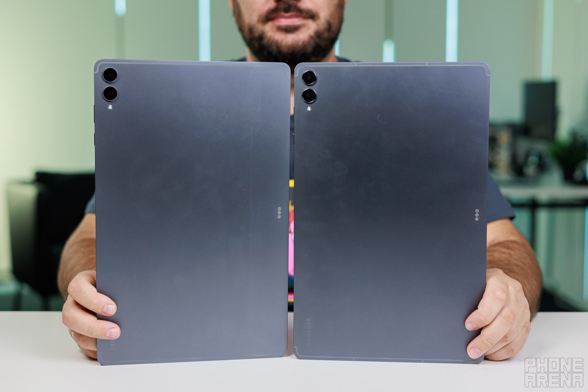 New tablet on the left, old tablet on the right. | Image by PhoneArena - Samsung Galaxy S12 Ultra vs Galaxy Tab S11 Ultra: Don't make a mistake!