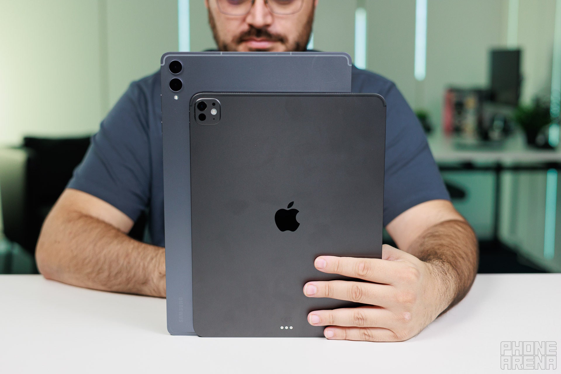I'd still get the Galaxy Tab S12 Ultra, but it depends on your workflow. | Image by PhoneArena - Samsung Galaxy Tab S12 Ultra vs Apple iPad Pro M5 13-inch: Which one to get, realistically?