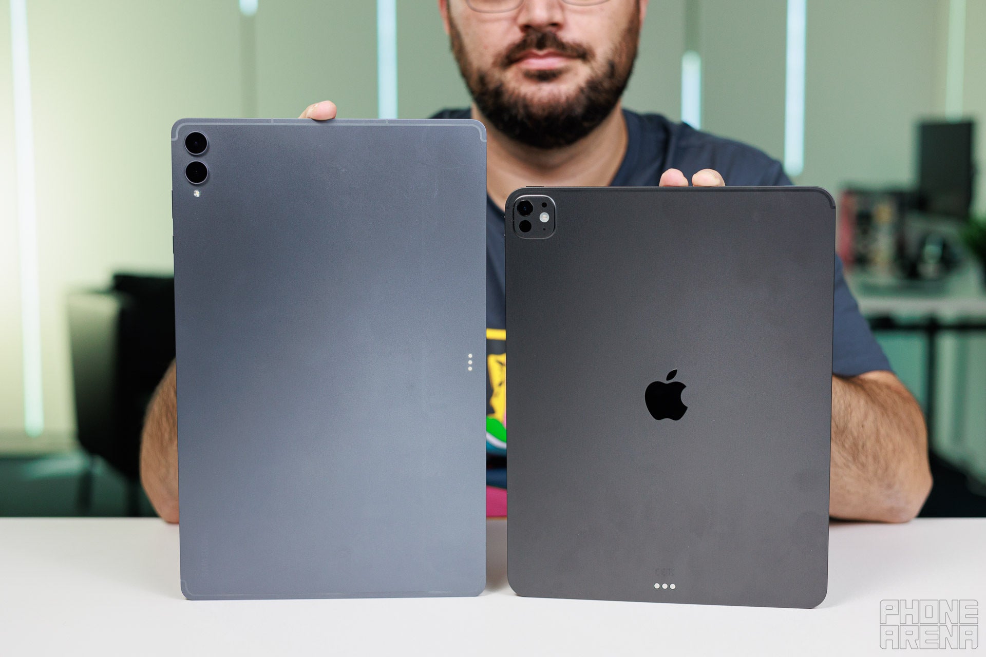 Despite the size differences, both are incredibly similar in most ways. | Image by PhoneArena - Samsung Galaxy Tab S12 Ultra vs Apple iPad Pro M5 13-inch: Which one to get, realistically?