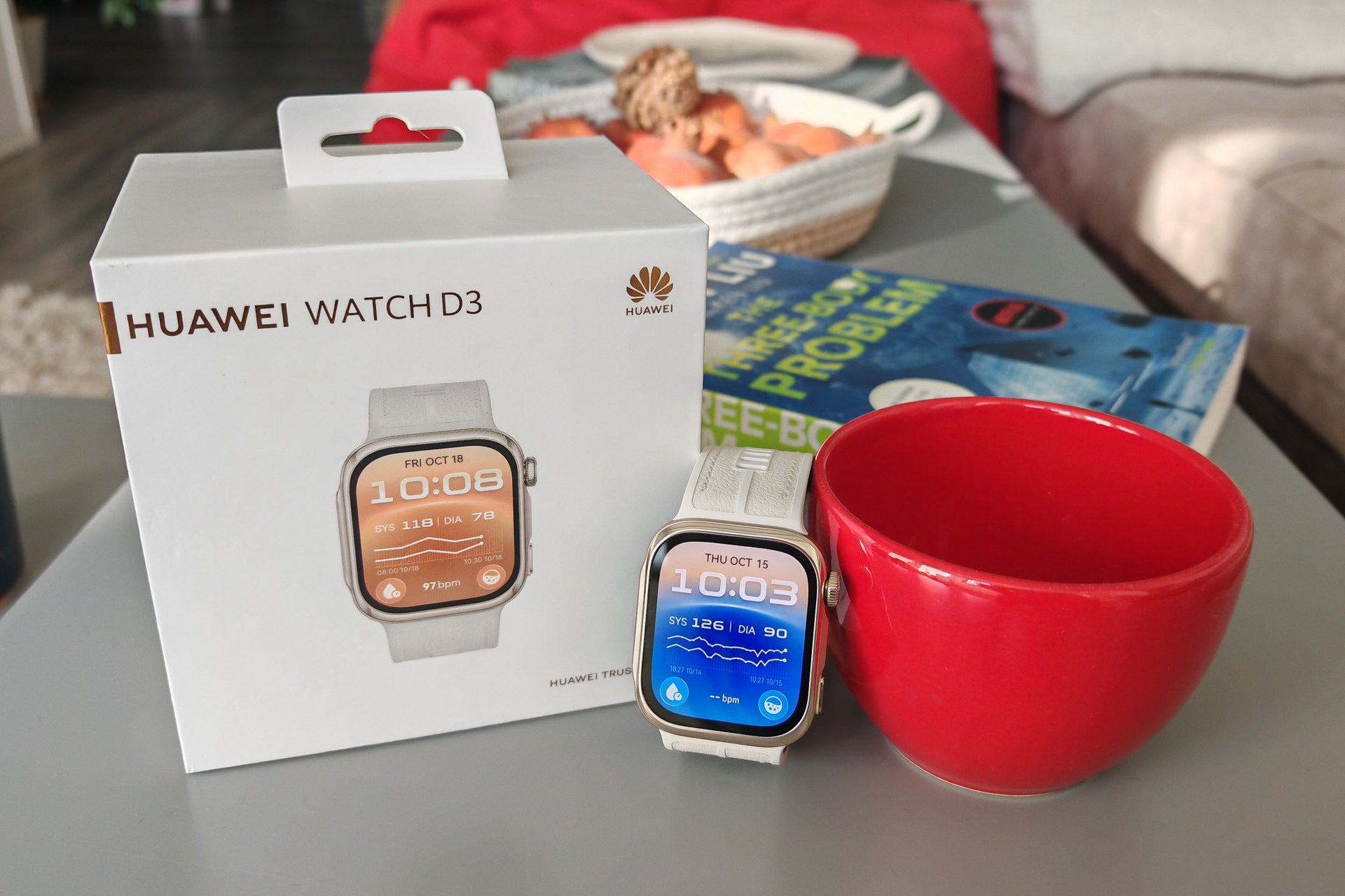 For people suffering from high blood pressure, the Huawei Watch D3 is a must. | Image by PhoneArena - Huawei Watch D3 review: A health revolution in action
