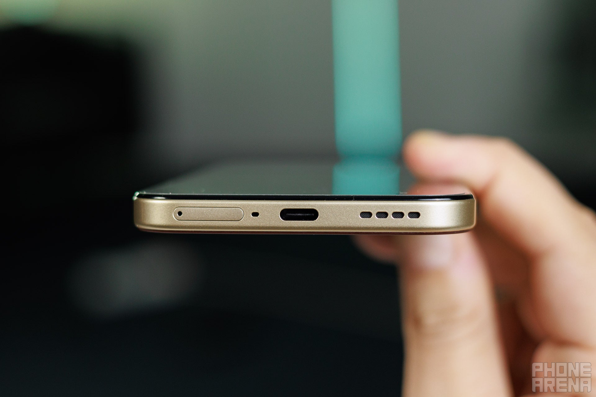 There's room for a stylus here, and it could have been styled like a wand, but what do I know. | Image by PhoneArena - Realme 16 Pro Harry Potter Edition hands-on review: Meet the ultimate Potterhead smartphone