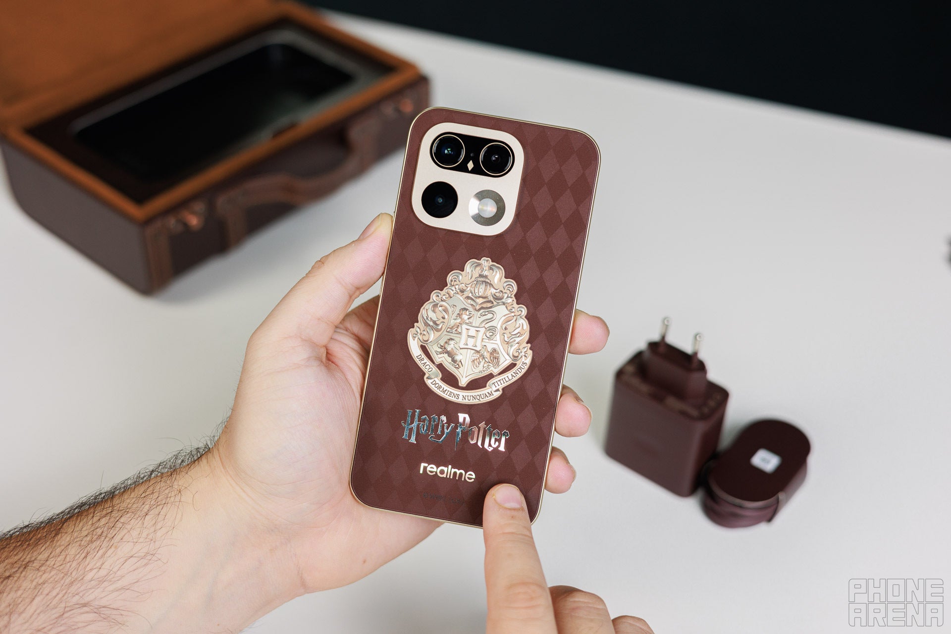 Image by PhoneArena - Realme 16 Pro Harry Potter Edition hands-on review: Meet the ultimate Potterhead smartphone