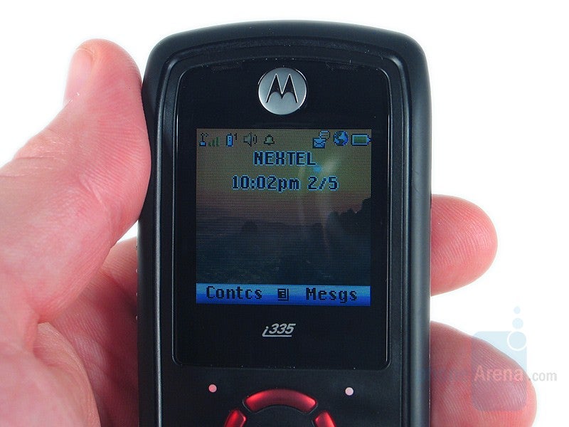 Dispay - Motorola i335 Review