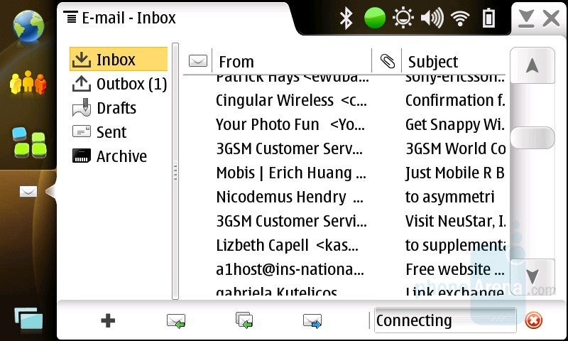 Email client - Nokia N810 Internet Tablet Review