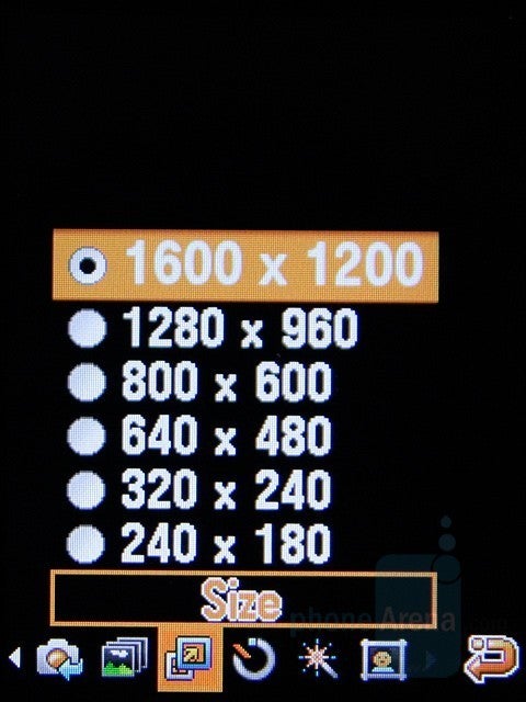 Camera interface - Samsung SGH-L770 Preview