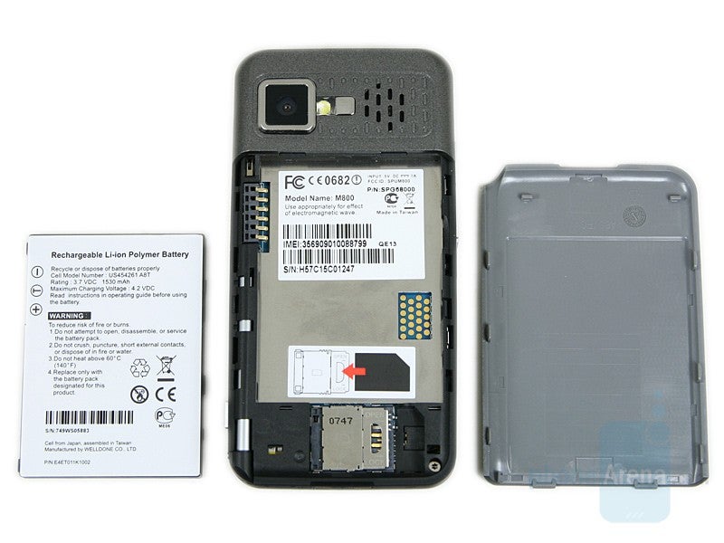Back side - Eten M800 Review