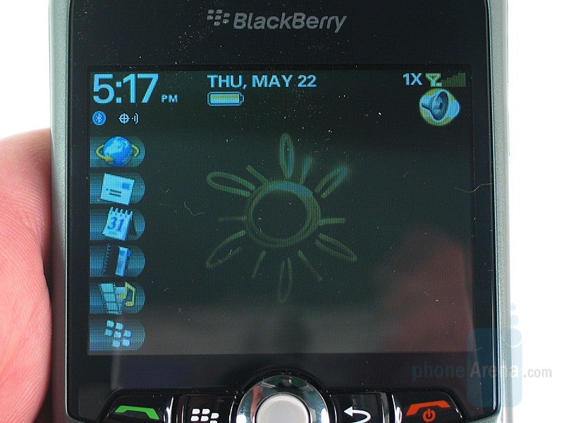 Display - RIM BlackBerry Curve 8330 Review