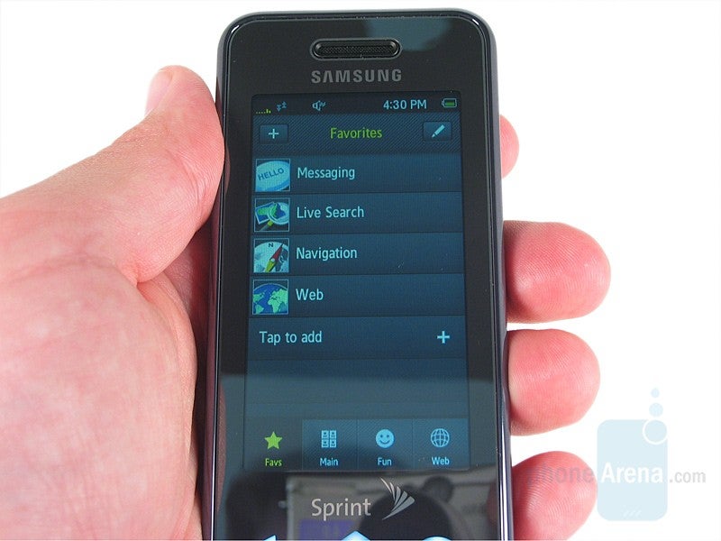 Samsung Instinct Review PhoneArena