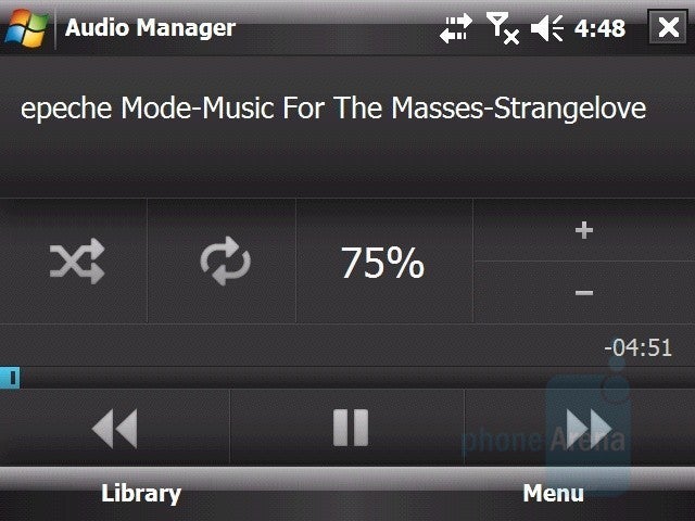 Audio Manager - HTC X7510 Advantage Review