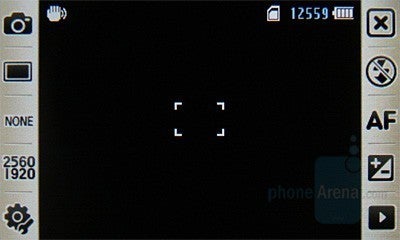 Camera Interface - Samsung OMNIA Review