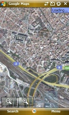 Google Maps - Samsung OMNIA Review