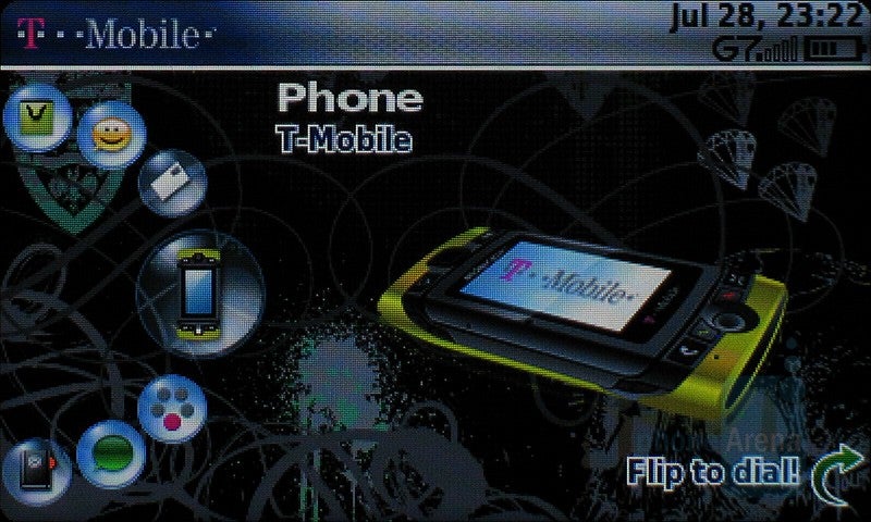Home Screen - T-Mobile Sidekick Review