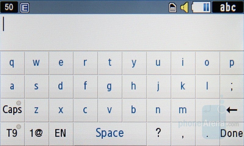 QWERTY Keyboard - Samsung Pixon Preview