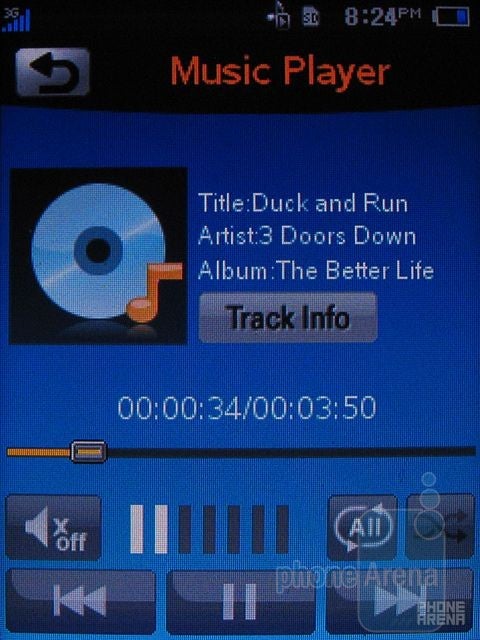 Music player - AT&T Quickfire Review