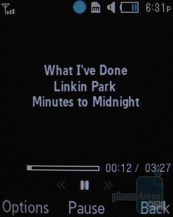 Music player - Samsung SGH-a657 Review