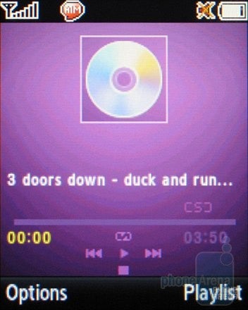 Music player - Samsung SGH-T349 Review