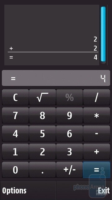 Calculator - Nokia N97 Review