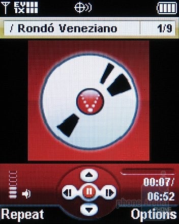 Music player - Motorola Rival A455 Review