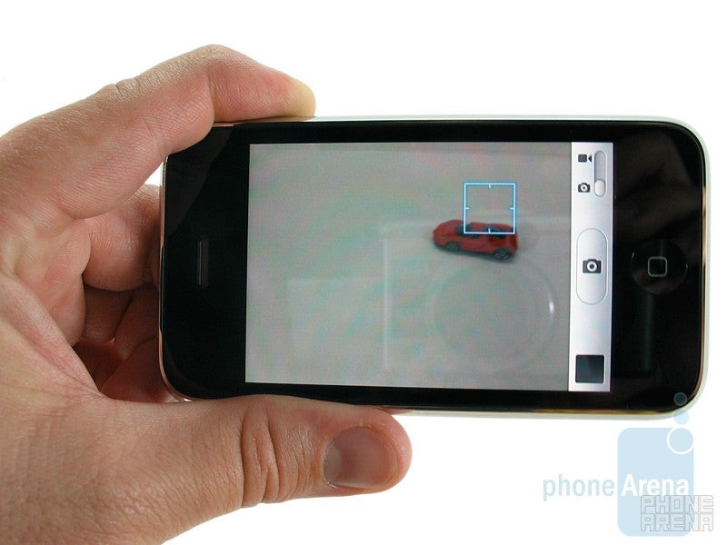 The camera interface of Apple iPhone 3GS - Apple iPhone 3GS Review