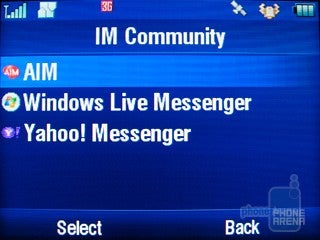 Instant messaging - Motorola Karma QA1 Review