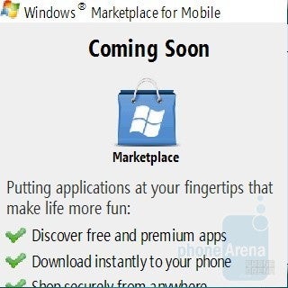 Marketplace for Mobile - Samsung OmniaPRO B7330 Preview