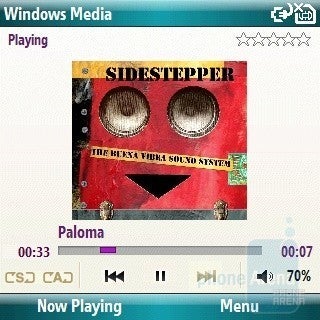 Windows Media Player - Samsung OmniaPRO B7330 Preview