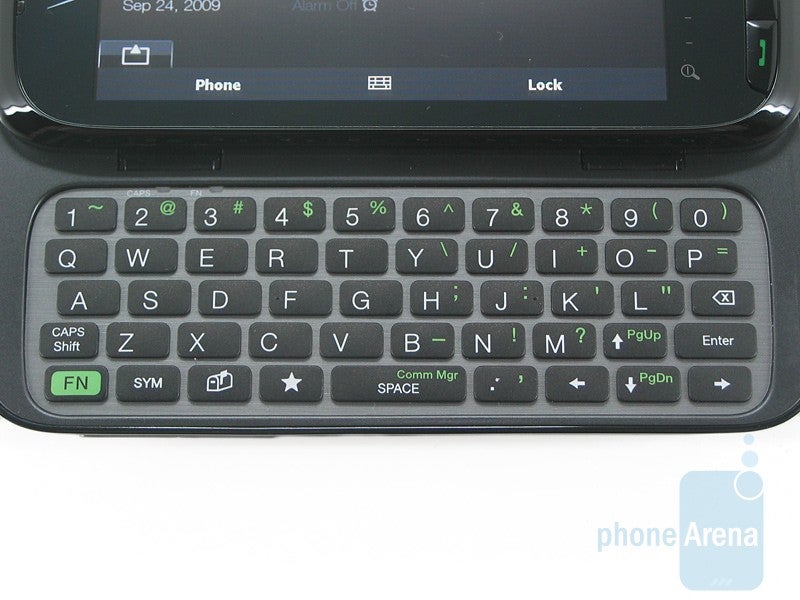 The 5-row QWERTY keyboard of Verizon&rsquo;s Touch Pro2 is just as good as ever - HTC Touch Pro2 for Verizon Wireless Review