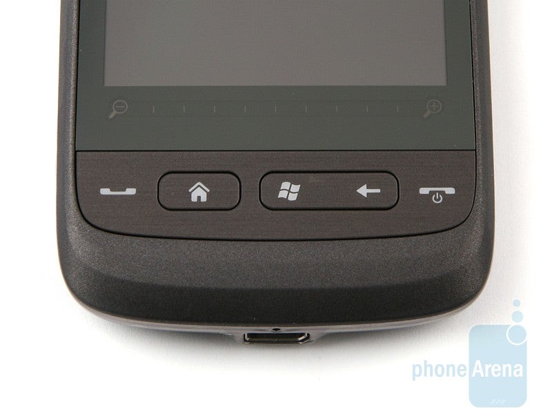 The hardware buttons of the HTC Touch2&nbsp;didn`t give us any trobles - HTC Touch2 Review
