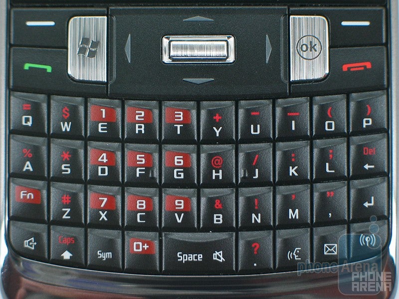 The keyboard - Samsung Intrepid i350 Review