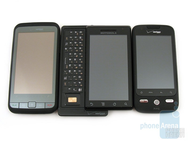 Motorola DROID, HTC Imagio and DROID ERIS: side by side