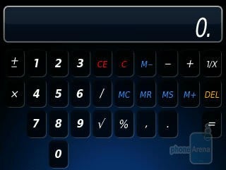 Calculator - RIM BlackBerry Curve 8530 Review