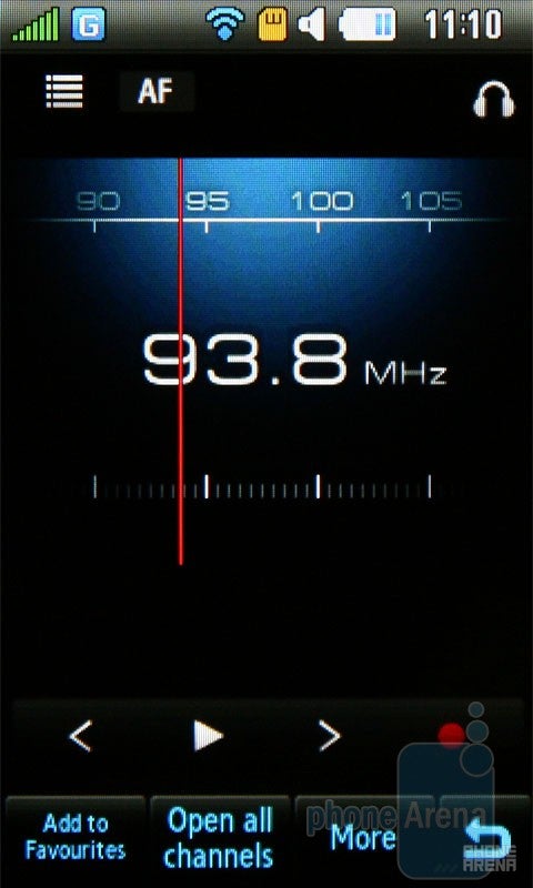 Radio - Samsung Monte S5620 Preview