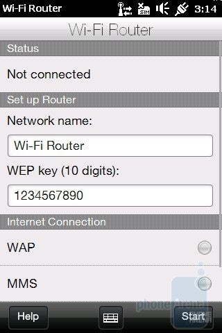 Wifi Router app - HTC HD mini Review