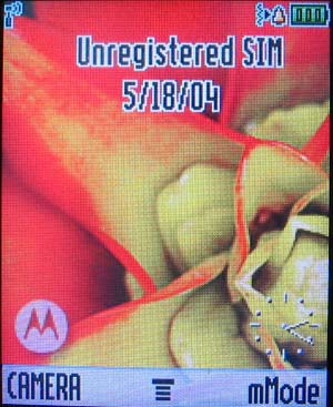 Motorola V600 review
