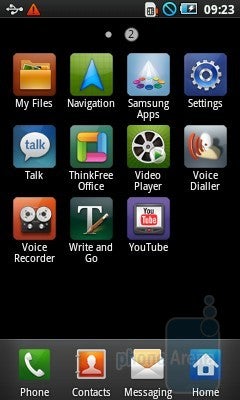 The interface of the Samsung Galaxy 3 - Samsung Galaxy 3 Review