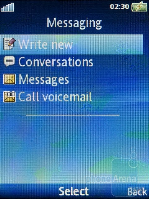 Messaging functionality - Sony Ericsson Spiro Review
