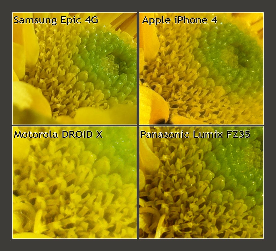 100% Crop - Samsung Epic 4G vs Apple iPhone 4 vs Motorola DROID X - the camera comparison