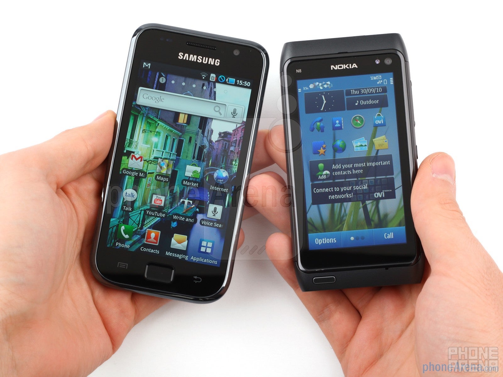 Nokia N8 vs Samsung Galaxy S
