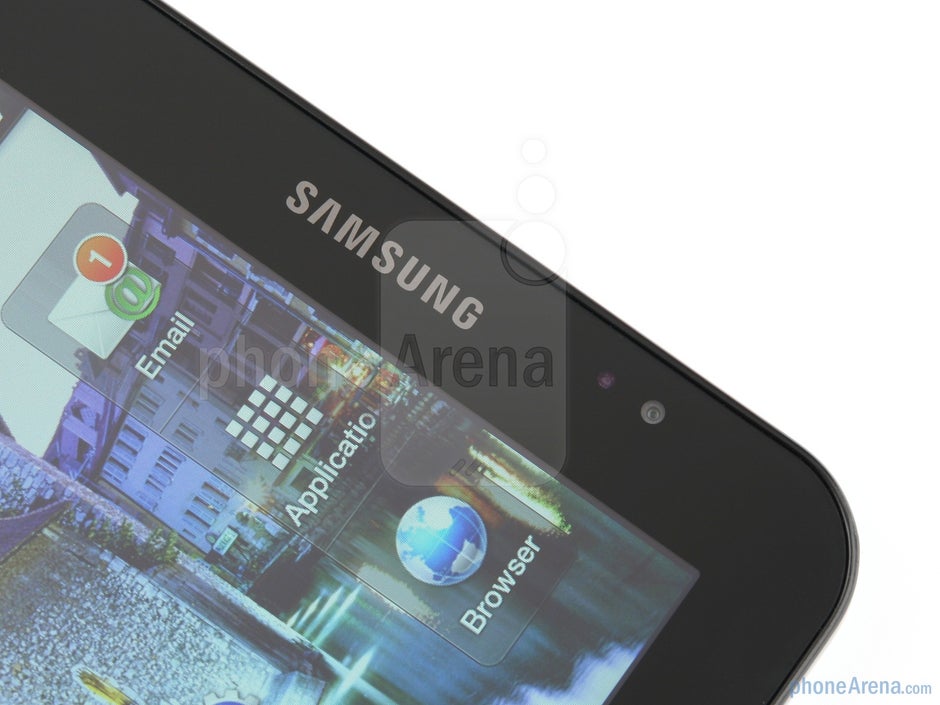 Los lados del Samsung Galaxy Tab - Revisión de Samsung Galaxy Tab