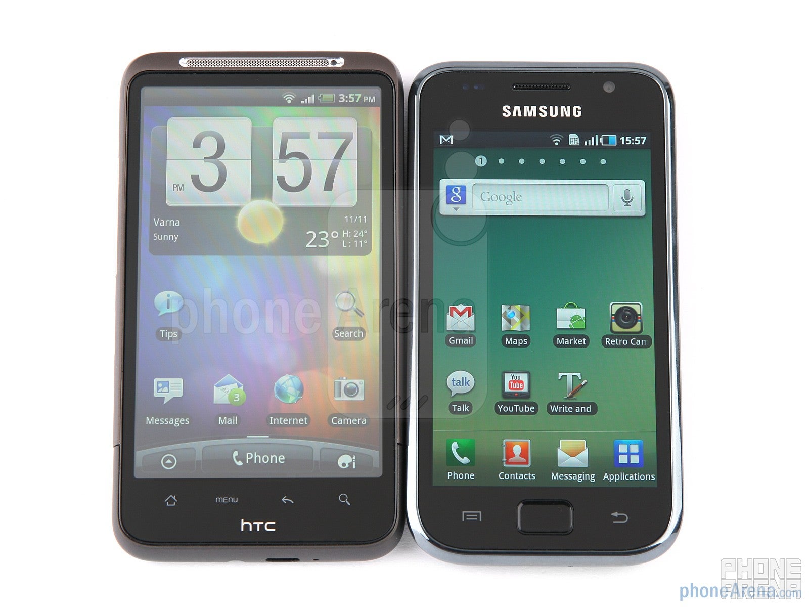 HTC Desire HD vs Samsung Galaxy S