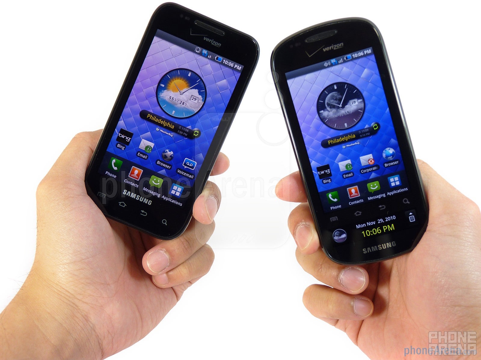 Samsung Continuum vs Samsung Fascinate