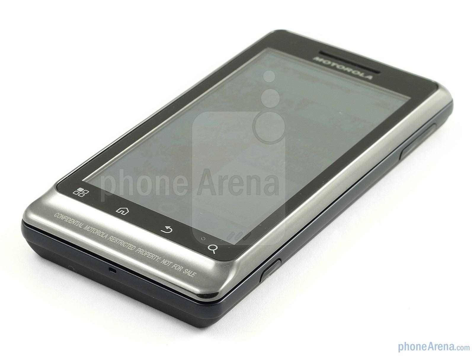 The phone has a 3.7 inch display - Motorola MILESTONE 2 Review