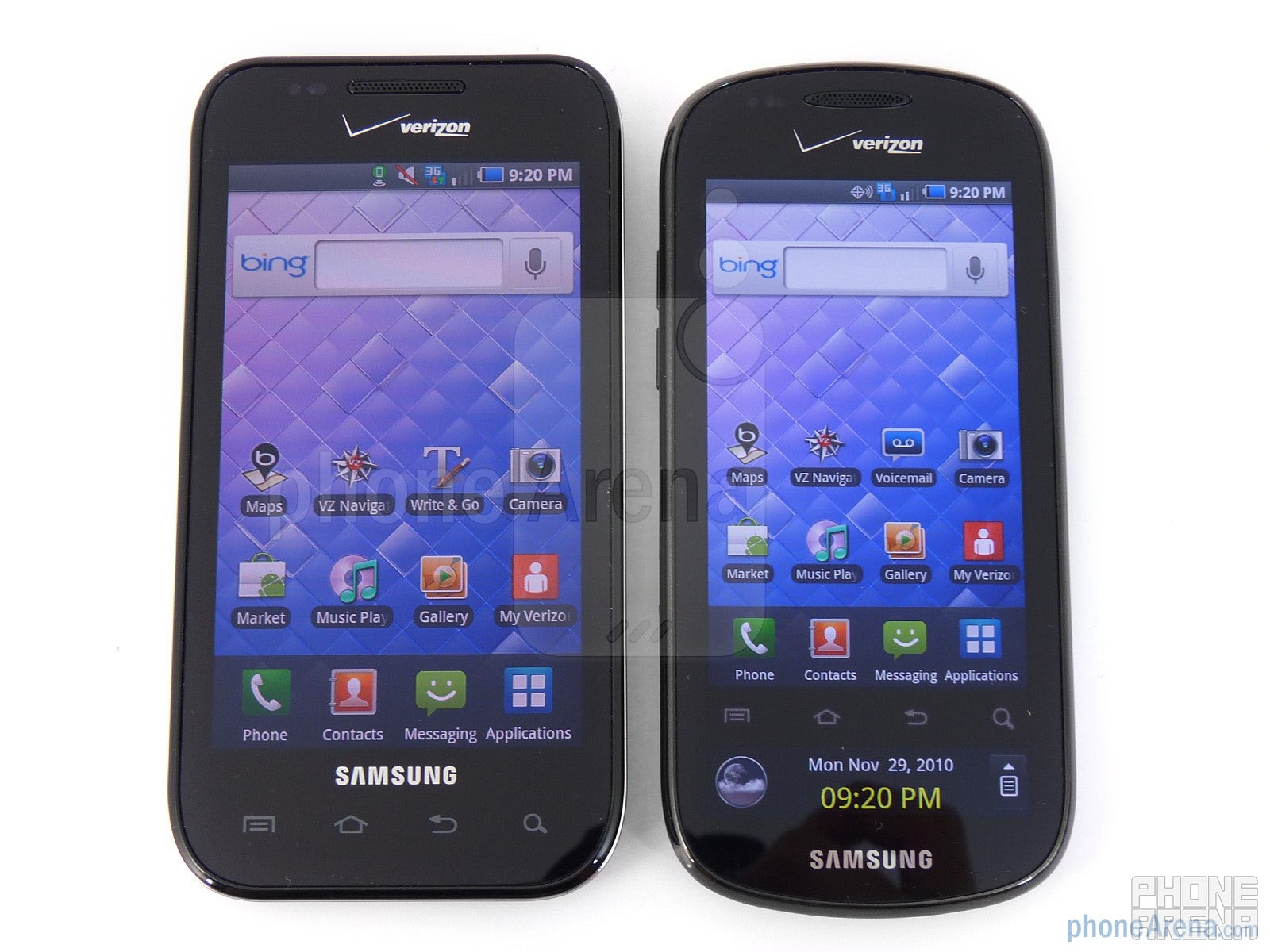 Samsung Continuum vs Samsung Fascinate
