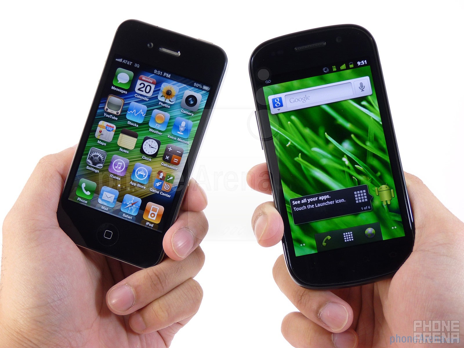 Google Nexus S vs Apple iPhone 4