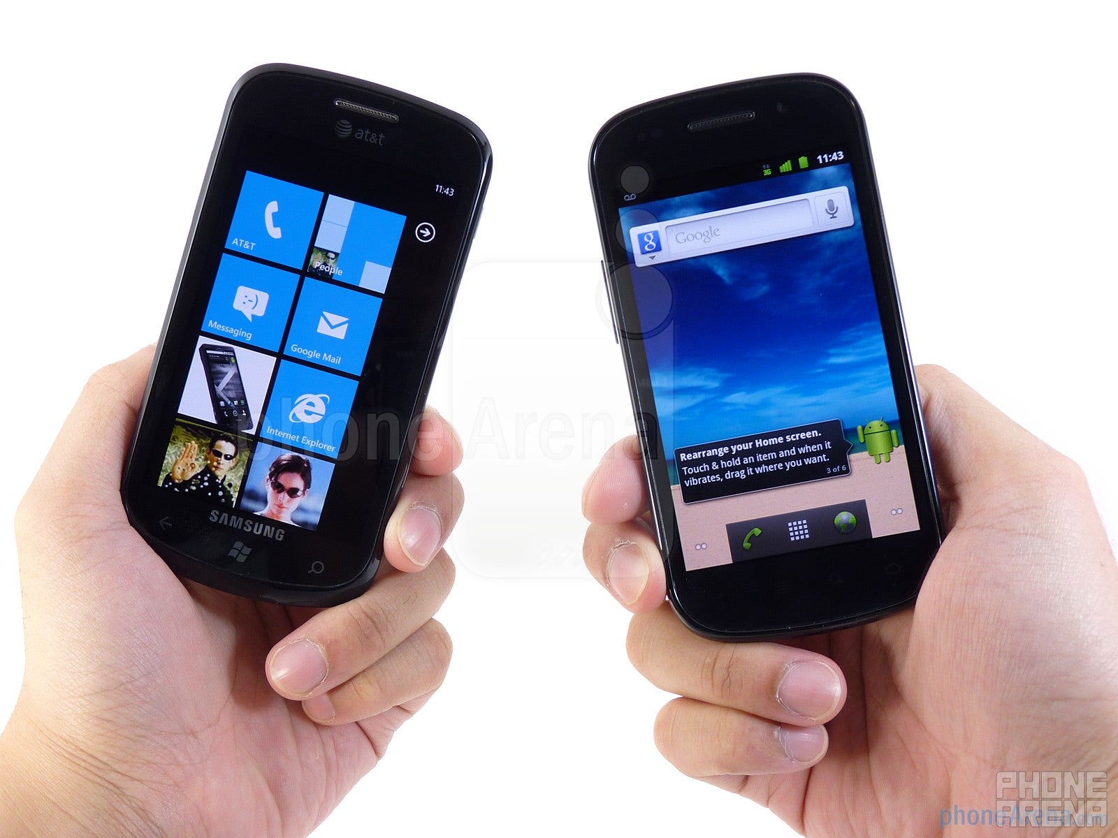 Google Nexus S vs Samsung Focus