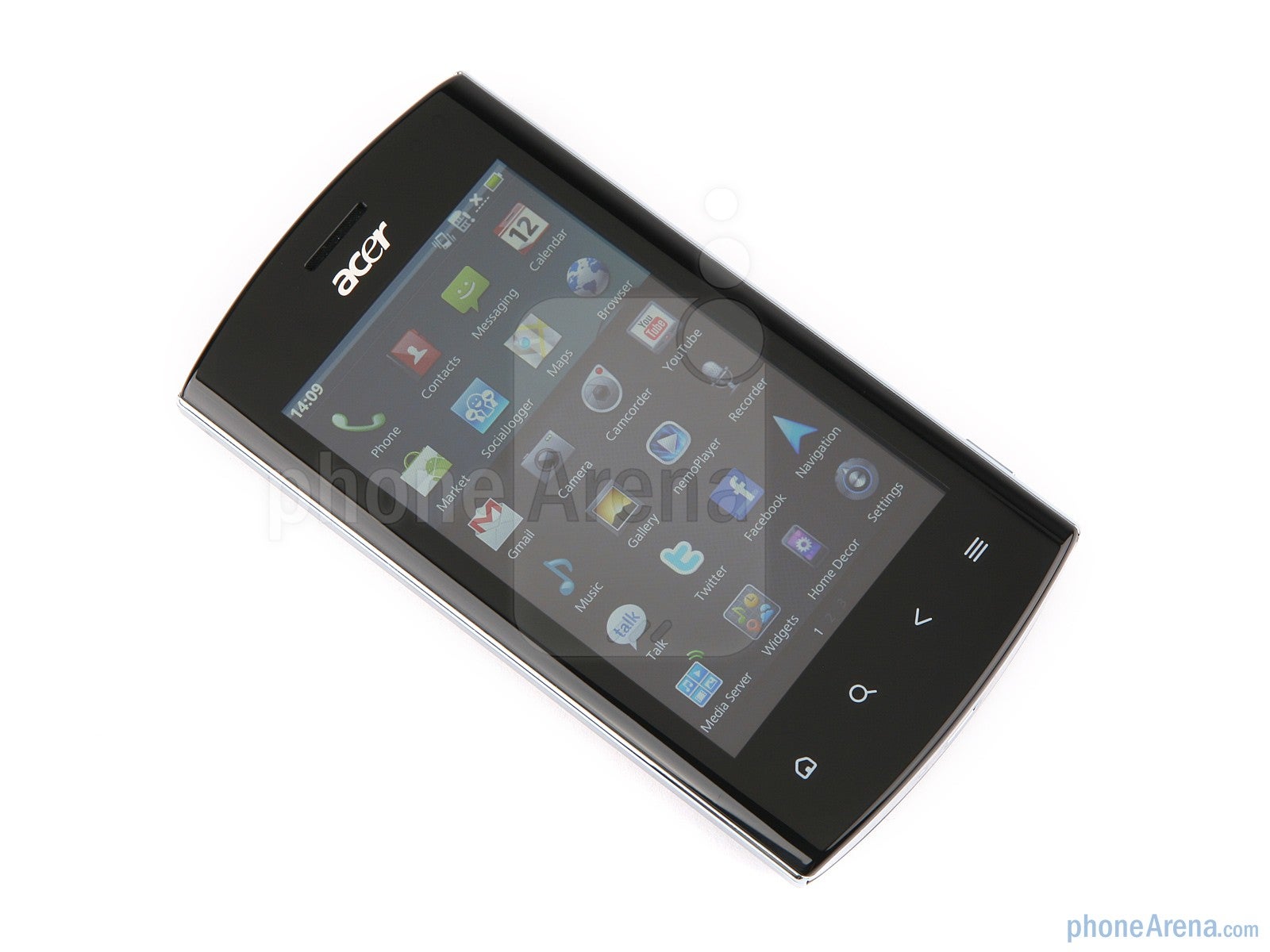 The 3.6” capacitive display has a resolution of 480x800 pixels - Acer Liquid Metal Review